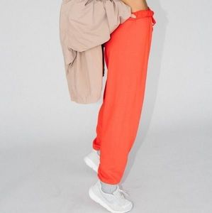 Oversized Jogger Hot Sauce French Terry